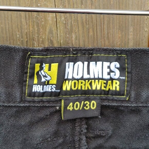 Holmes Workwear Canvas Cargo Pants Men's 40x30 - Picture 2 of 10